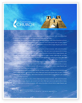 church letterhead design