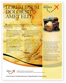 Flyer Design Templates on Travel Flyer Template In Microsoft Word   Publisher And Adobe
