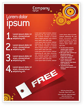 Free Flyer Template on Label Free Flyer Template In Microsoft Word   Publisher And Adobe