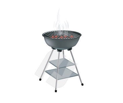 Grill Vector Clip Art | PoweredTemplate.com