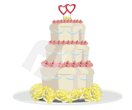 Wedding Cake Clipart 00285