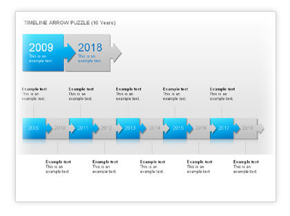 Timeline Template on Timeline Arrow Puzzle Toolbox For Powerpoint Presentations  Download