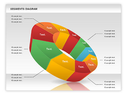 Segments Diagram For Powerpoint Presentations, Download Now 