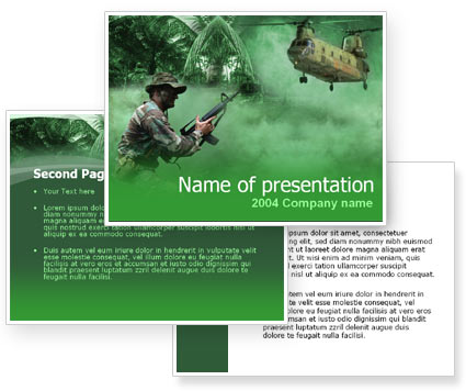 Military Powerpoint Theme