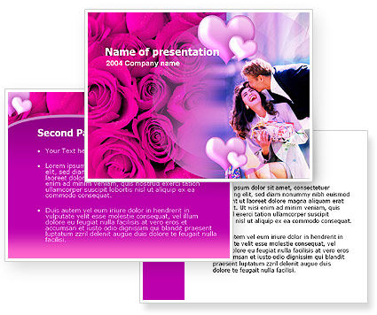 Wedding Anniversary PowerPoint Template Wedding Anniversary Background for