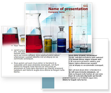 Laboratory Glassware PowerPoint Template - PoweredTemplate.com | 3 ...