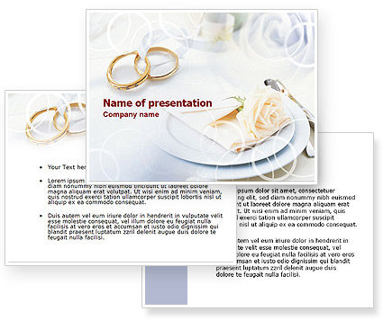 Engagement Rings PowerPoint Template Engagement Rings Background for 