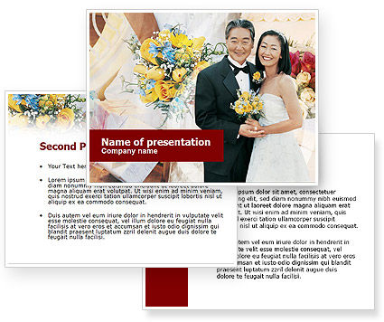 Asian Wedding PowerPoint Template Asian Wedding Background for PowerPoint 