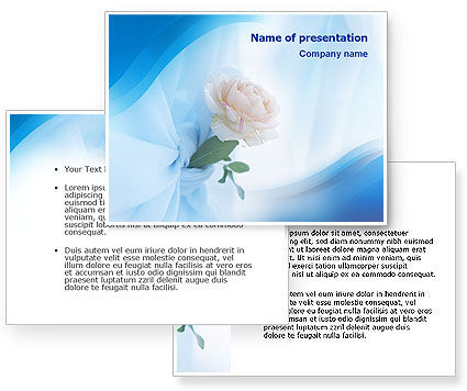 Wedding Bouquet PowerPoint Template Wedding Bouquet Background for 