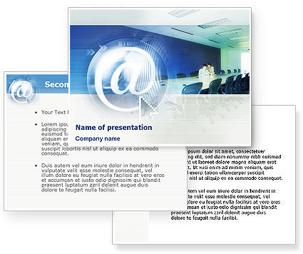 Powerpoint  Internet on Internet Conference Powerpoint Template  Internet Conference