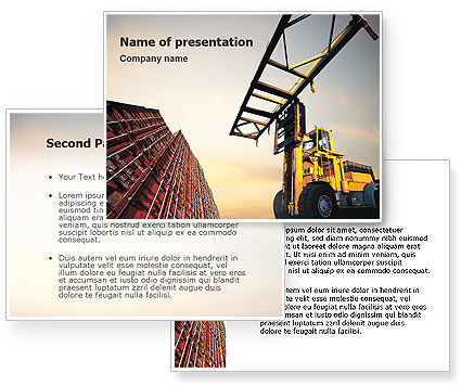 Shipping PowerPoint Template - PoweredTemplate.com | 3 Backgrounds, 3