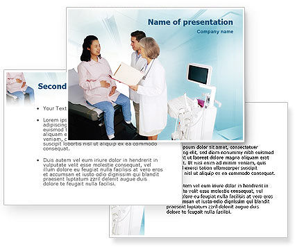 Obstetric PowerPoint Template - PoweredTemplate.com | 3 Backgrounds, 3 ...