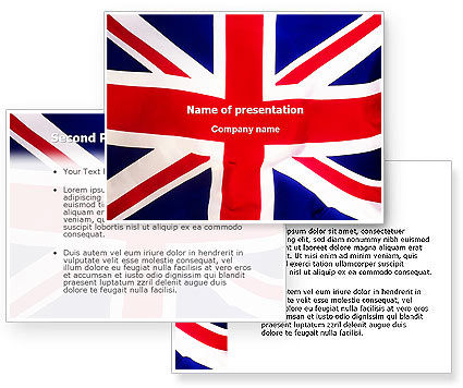 British Flag PowerPoint Template - PoweredTemplate.com | 3 Backgrounds ...