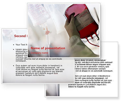 Blood Transfusion PowerPoint Template - PoweredTemplate.com | 3 ...