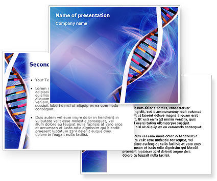 Biology And Genetics Powerpoint Template