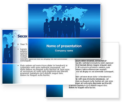 Globalization PowerPoint Template - PoweredTemplate.com | 3 Backgrounds ...