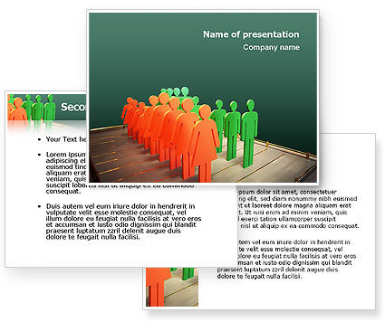 Population PowerPoint Template - PoweredTemplate.com | 3 Backgrounds, 3 ...