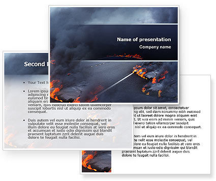 Disaster Powerpoint Template Poweredtemplate Com 3 Backgrounds 3 Masters 20 Slides Disaster Powerpoint Templates Free