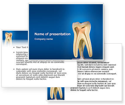 Tooth PowerPoint Template - PoweredTemplate.com | 3 Backgrounds, 3 ...