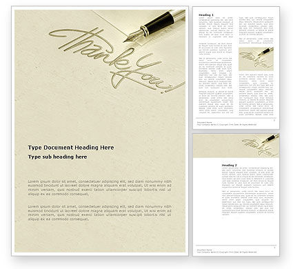 Word Document Templates on Thank You Word Template And Background For Microsoft Word Documents