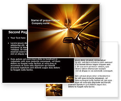 Need For Speed Powerpoint Template Poweredtemplate Com 3 Backgrounds 3 Masters 20 Slides Speed Powerpoint Template