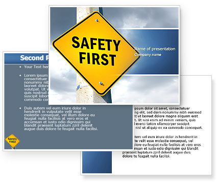 safety powerpoint background