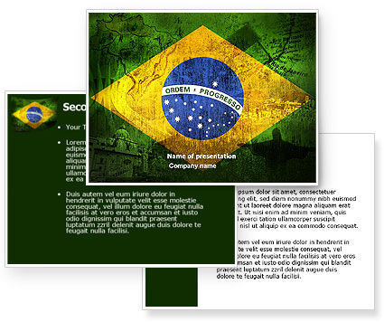 brazil flag template