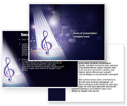 Songs  Powerpoint on Music Tune Powerpoint Template  Music Tune Background For Powerpoint