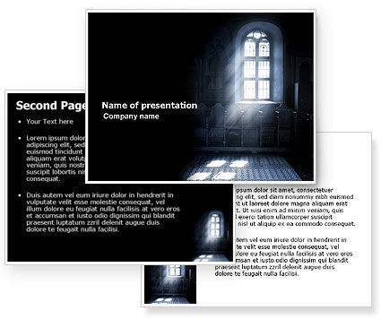 Church Powerpoint Templates on Window In The Church Powerpoint Template  Window In The Church