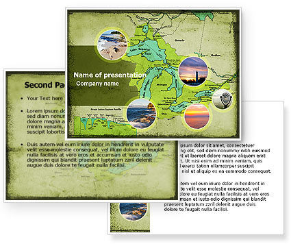 Great Powerpoint Templates on Great Lakes Powerpoint Template  Great Lakes Background For