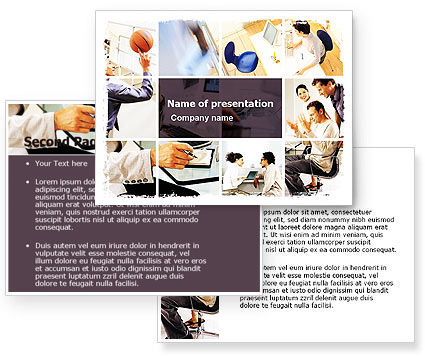 Team Building  on Team Building Collage Powerpoint Template  Team Building Collage