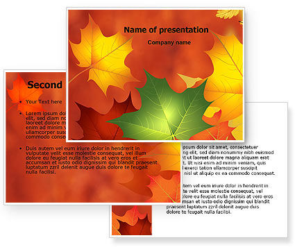 free powerpoint download for autumn flyers