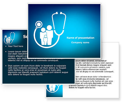 Family Medicine Powerpoint Template - Poweredtemplate.com 