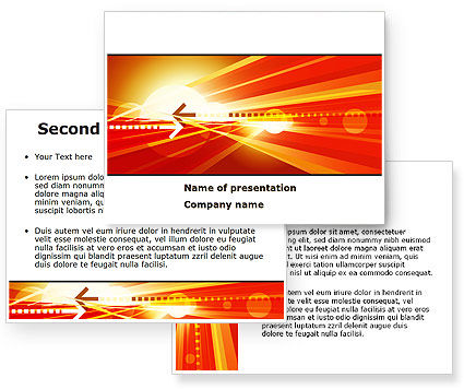 Interactive Powerpoint Templates on Red Theme Interactive Powerpoint Template  Red Theme Interactive