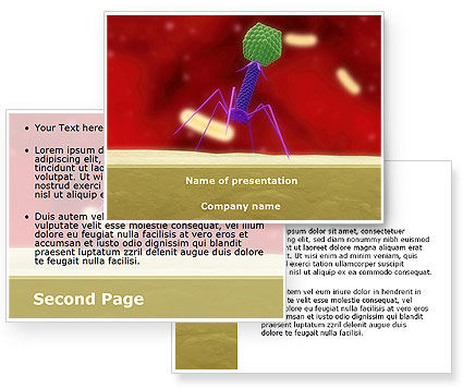 Infection Powerpoint Template Poweredtemplate Com 3 Backgrounds 3 Masters 20 Slides Infection Powerpoint Template