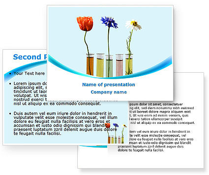 Modern Hydroponics PowerPoint Template - PoweredTemplate ...