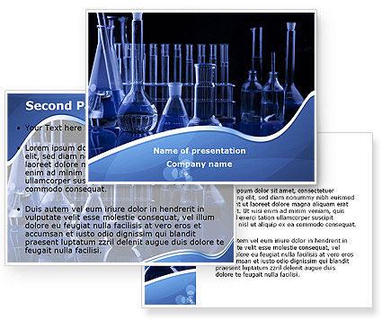 Laboratory Equipment PowerPoint Template - PoweredTemplate.com | 3 ...