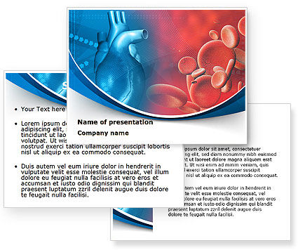 Circulatory System  on Circulatory System Powerpoint Template  Circulatory System Background