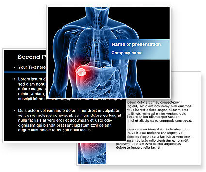 Liver Disease PowerPoint Template - PoweredTemplate.com | 3 Backgrounds ...