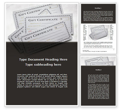 Christmas Gift Certificate Template For Microsoft Word