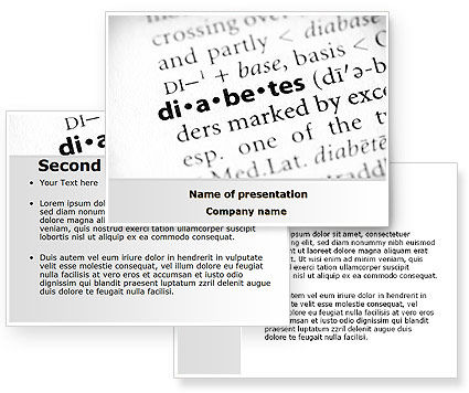 Diabetes  Presentation on Powerpoint Template  Diabetes Background For Powerpoint Presentation
