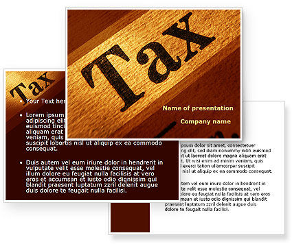 Tax PowerPoint Template - PoweredTemplate.com | 3 Backgrounds, 3 ...