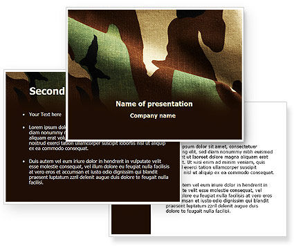 camouflage powerpoint background