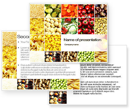 Vegetarian Foods Powerpoint Template Poweredtemplate Com 3 Backgrounds 3 Masters 20 Slides Vegetarian Presentation Template