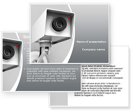 Surveillance PowerPoint Template - PoweredTemplate.com | 3 Backgrounds ...