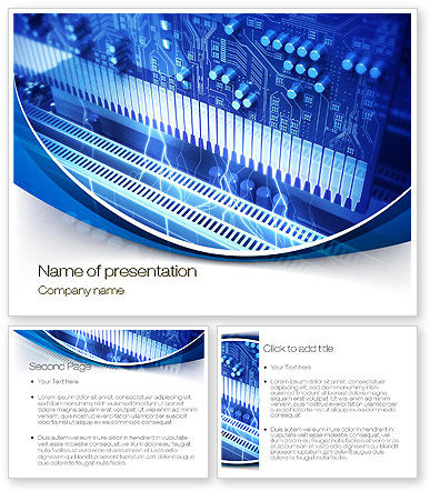 Memory Slots Powerpoint Template Poweredtemplate Com 3 Backgrounds 3 Masters 20 Slides Memory Powerpoint Template