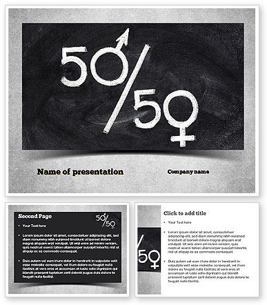 Gender Equality Powerpoint Template - Poweredtemplate.com 