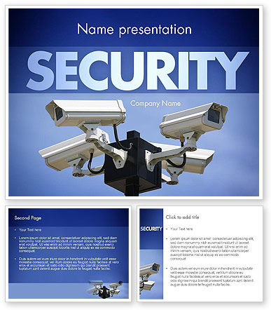 Surveillance Cameras PowerPoint Template - PoweredTemplate.com | 3 ...