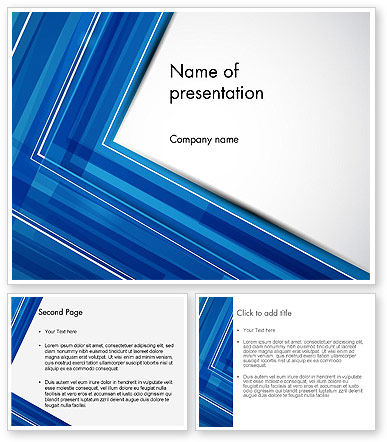 Abstract Angle Powerpoint Template - Poweredtemplate.com 