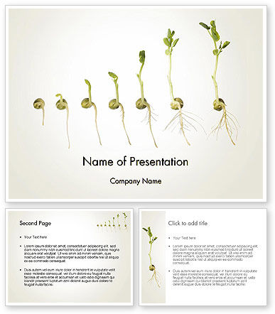 Seed Germination PowerPoint Template - PoweredTemplate.com | 3 ...